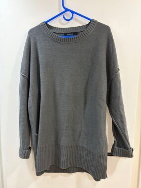 Gray Tunic Sweater